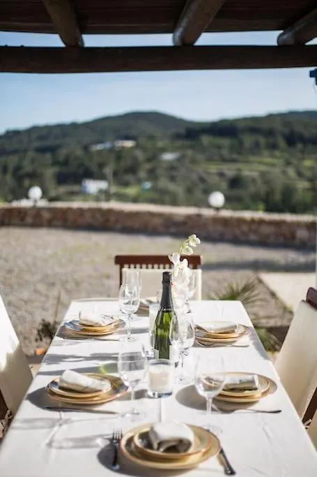 Casa Can Lluc Con Piscina, Jardin Y Vista Al Campo Sant Miquel de Balansat Španělsko