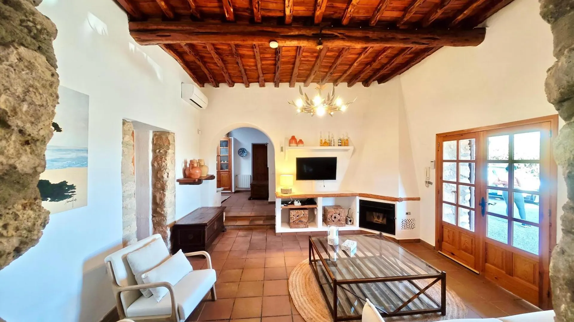 Casa Can Lluc Con Piscina, Jardin Y Vista Al Campo Sant Miquel de Balansat Prázdninový dům