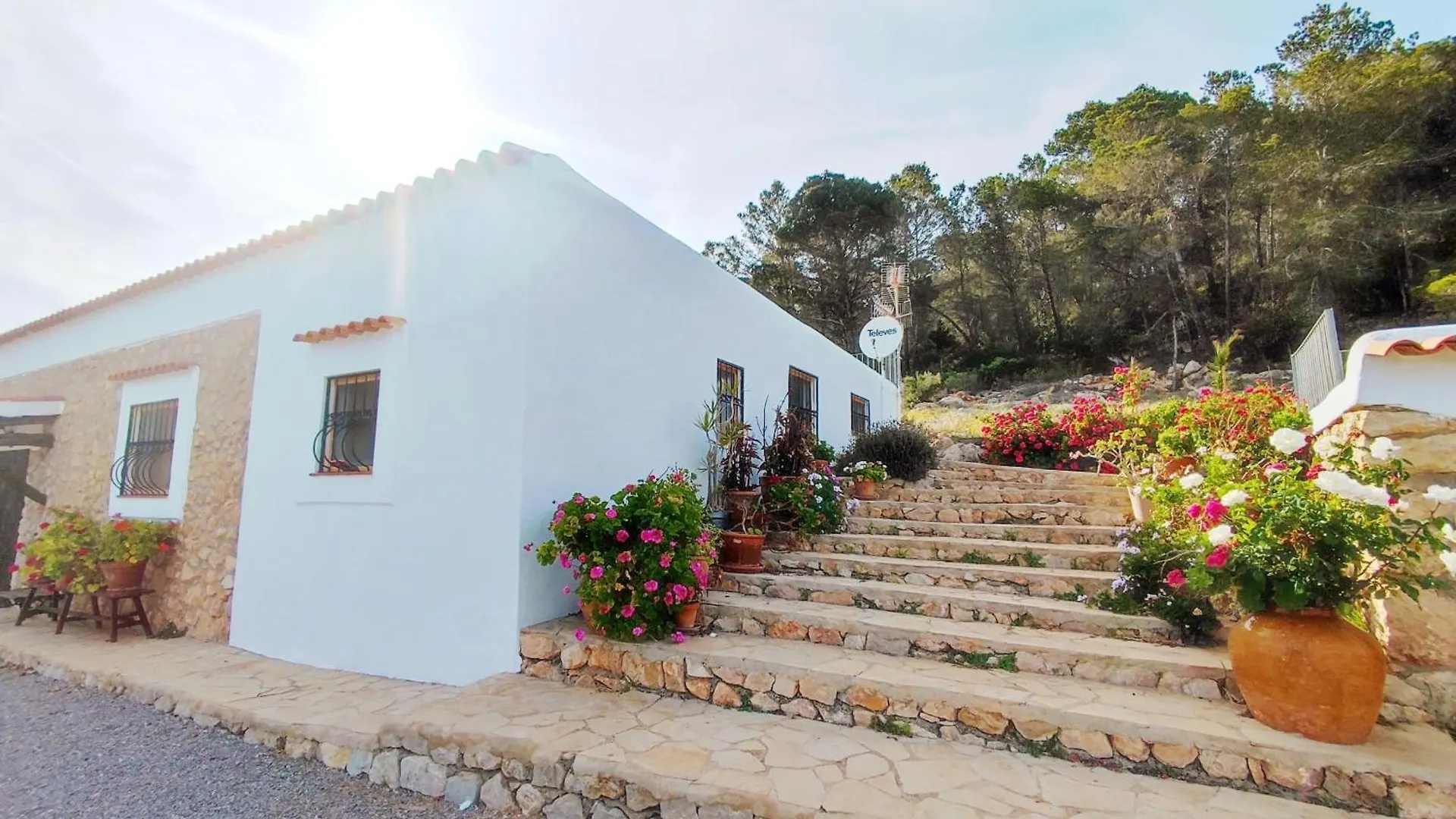 Casa Can Lluc Con Piscina, Jardin Y Vista Al Campo Sant Miquel de Balansat Španělsko
