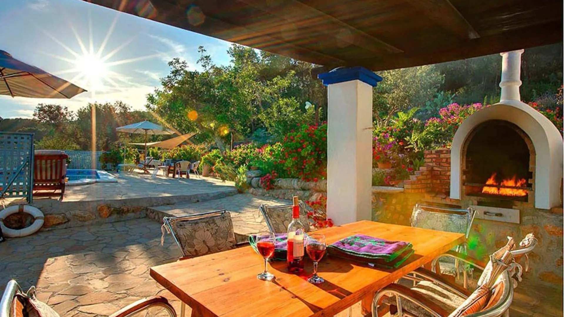 Prázdninový dům Casa Can Lluc Con Piscina, Jardin Y Vista Al Campo Sant Miquel de Balansat